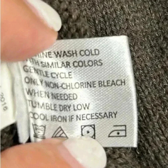 U.S. Polo Assn. Men's 1/4 Zip Pullover Sweater Brown Size L Long Sleeve - Picture 5 of 13